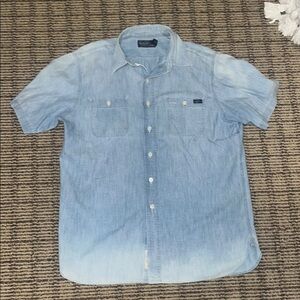 Ralph Lauren Blue Casual Button Down Shirt